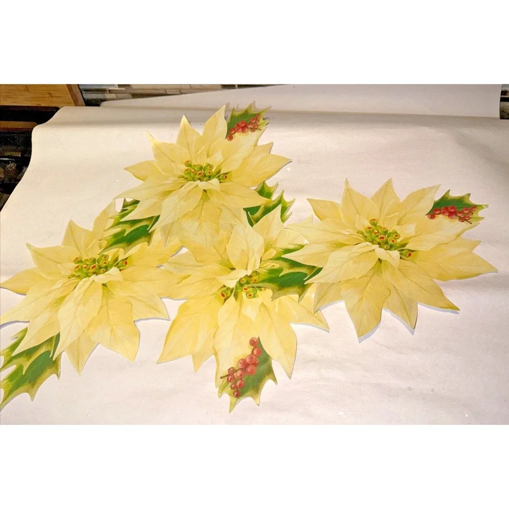 Vintage Holiday Doilies Lot Wilton Amscan Christmas Valentine Gold Foil Lace